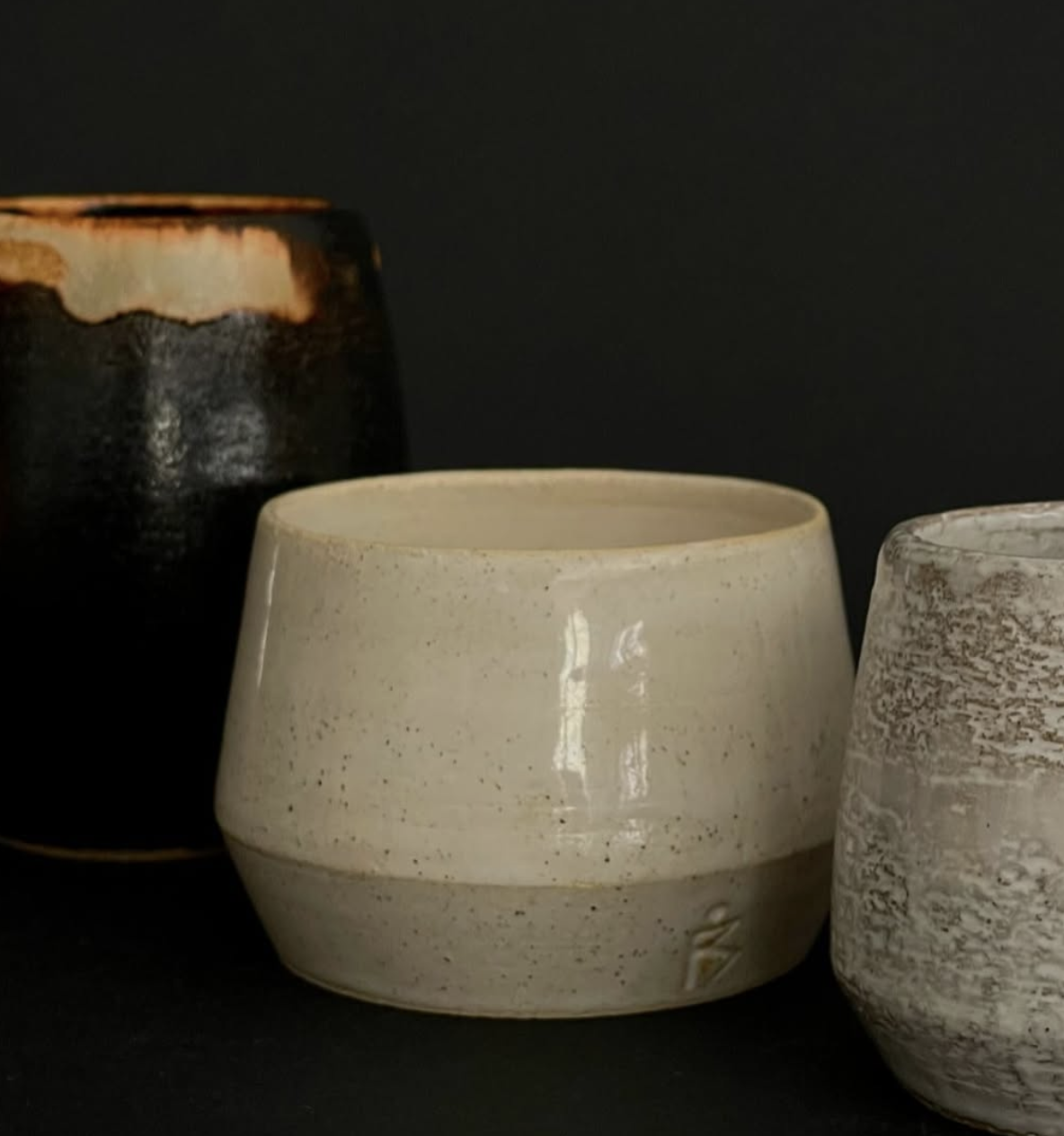 Handmade ceramic cups