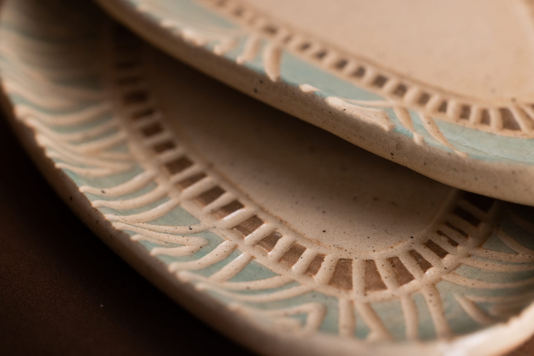 handmade ceramic plate